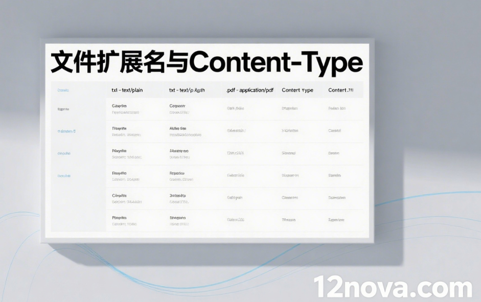 HTTP Mime-Type对照表 : Content-Type(Mime-Type)