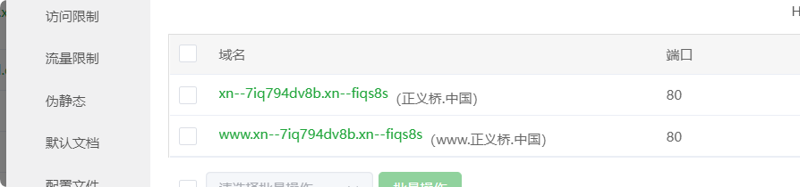宝塔面板怎么绑定中文域名